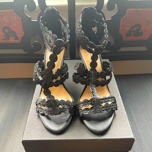 Banana Republic Leather Braided High Heel